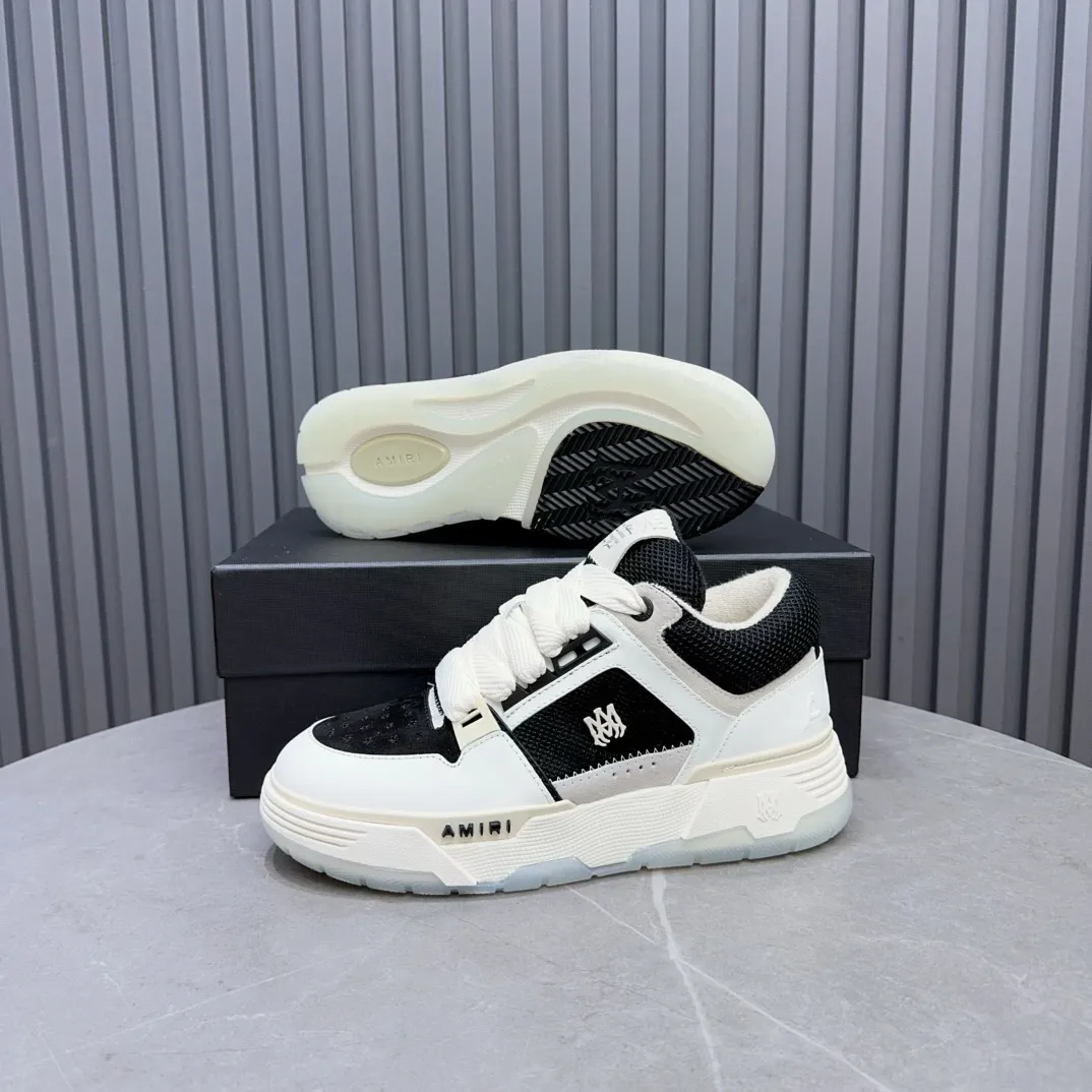 Men's shoes 💰660💰 AMIRI AMIRI trendy brand hot sale 🔥 Available all year round, couples 💑 Official website synchronization Imported fabrics 1⃣️ vs 1⃣️ replica, original factory special original sole, 35-45 (45. non-refundable)